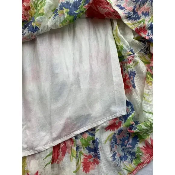 Women's Chaps Pink Floral Long Skirt - Size XL - Picture 3 of 5